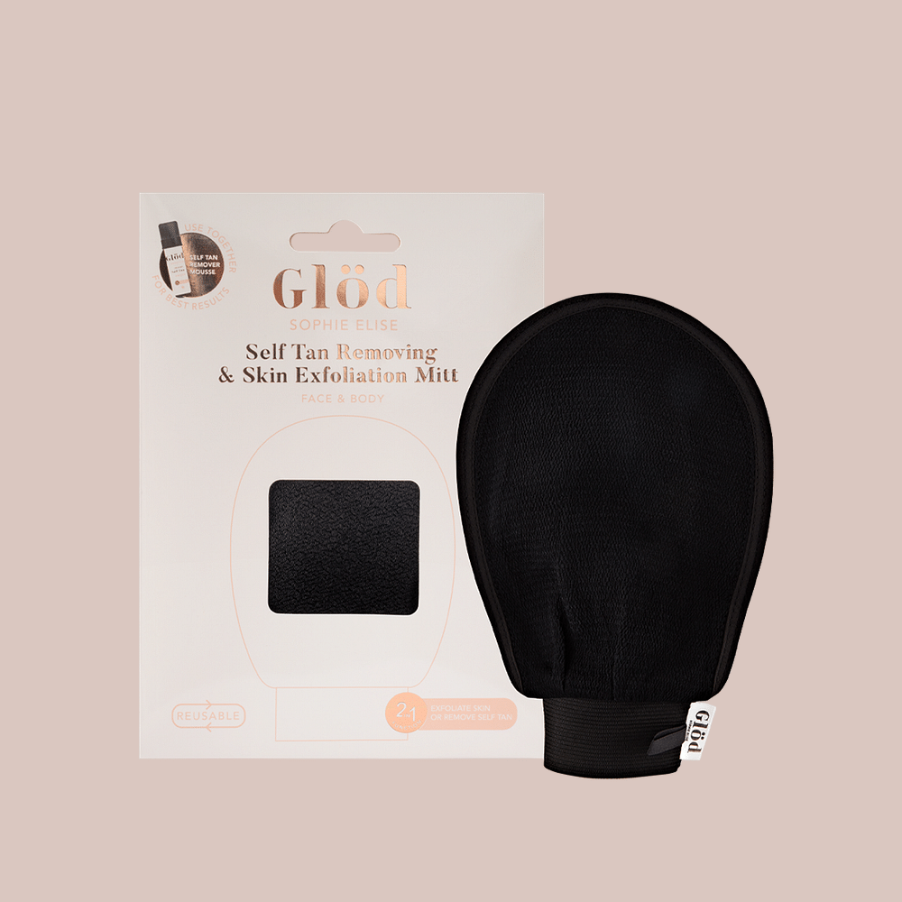 Glöd Sophie Elise Self tan Remover & Exfoliation Mitt - light