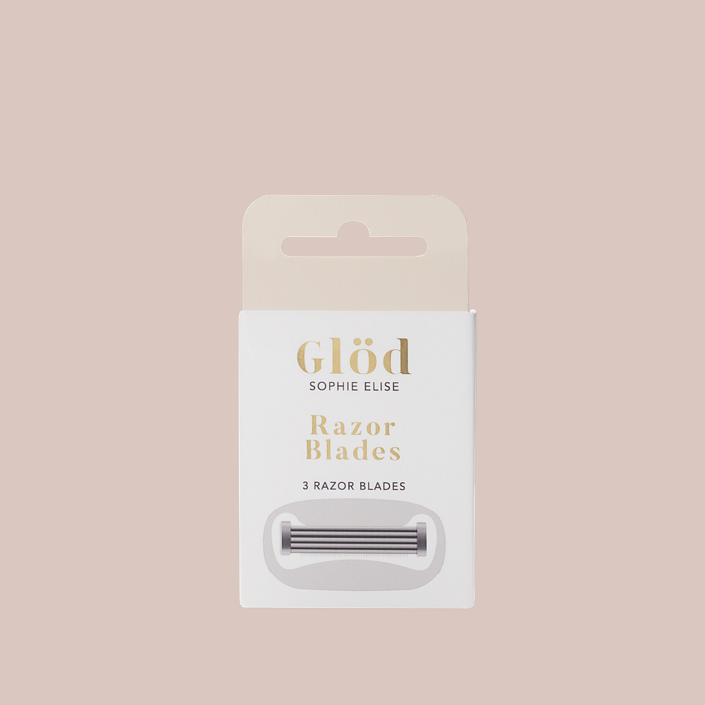 Glöd Sophie Elise Razor Blades, Refill - 3 fuktighetsgivende barberblader