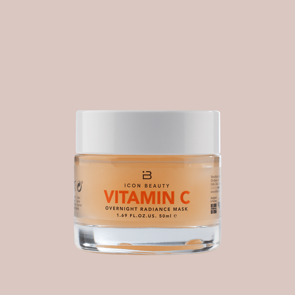 Icon Beauty - Vitamin C Overnight Radiance Mask - light, Fuktighetsgivende, Glød og Mykgjør Huden